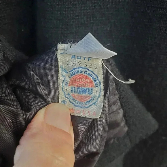 Vintage Tootsies Houston Black Coat - Picture 6 of 6